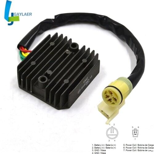 SH538D-13 Motorcycle Voltage Regulator Rectifier 7 wires 2 plug for Honda XRV 750 Africa Twin 1993~2003