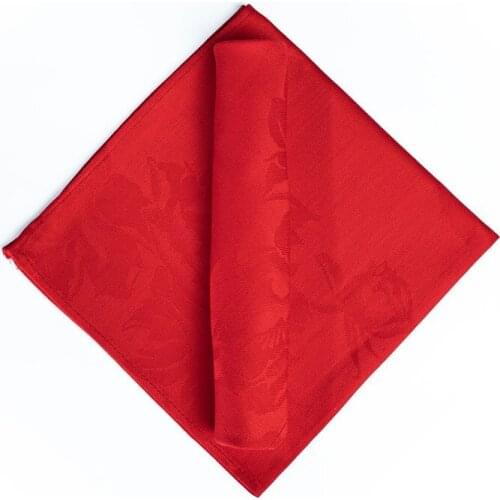 High quality polyester plain hotel napkin Chinese and Western restaurants napkin