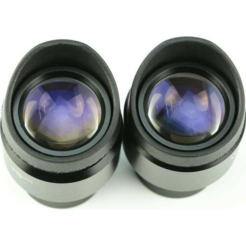 Wide Field 23mm Magnifiction 10x Stereo Microscope Wide Angle Zoom Eyepiece Diopter Adjustable with Eye Cups 30mm Dia Eyepieces