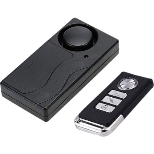 Wsdcam IP55 Waterproof Wireless Remote Control Vibration Type Alarm For Electric Bicycle Motorcycle Door Alarm Security Alarm