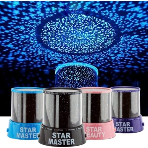 5V LED Night Light Projector Lamp Romantic Star Master Effect LIights Party Decor Starry Sky Projection Lamp for Children Kids