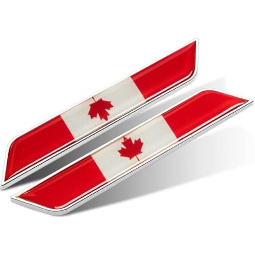High Quality Car Goods Canada Canadian National Falgs Auto Emblem Stickers Covering Scrathes 2020 New Arrival Free Shipping