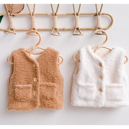 Children Clothing Boys Girls Sleeveless Loose Vest Kids Thicken Vest New 2020 Autumn Winter Baby Boys Girls Waistcoat Coat