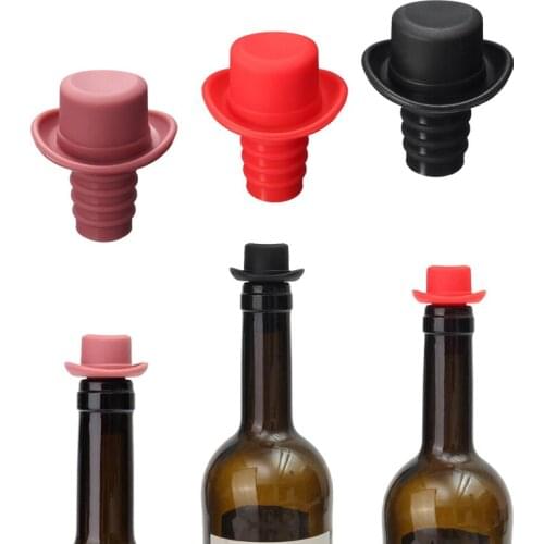 1pcs Kitchen Silicone Button Seasoning Beer Wine Stopper Plug Bottle Cap Kitchen Tools