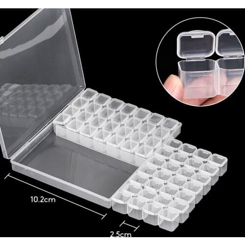 10/28/56 Lattices Diamond Embroidery Accessories diamond painting Boxes Cross Stitch Cases Storage Organizer