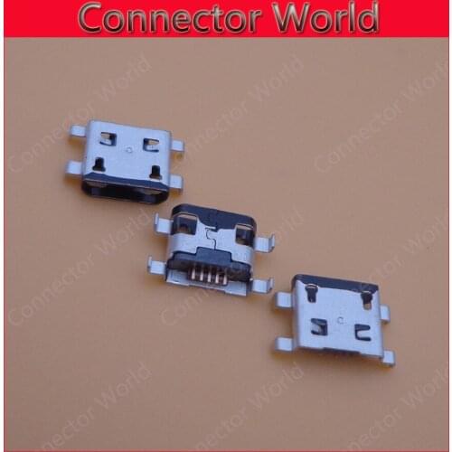 10pcs/lot For Alcatel 5036 OT5036 OT-5036 micro mini usb charge charging jack socket connector plug dock socket port replacement