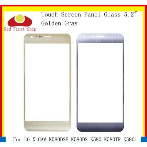 10Pcs/lot Touch Screen For LG X CAM K580DSF K580DS K580 K580i K580F K580AR Touch Panel Front Outer X Cam LCD Glass Lens