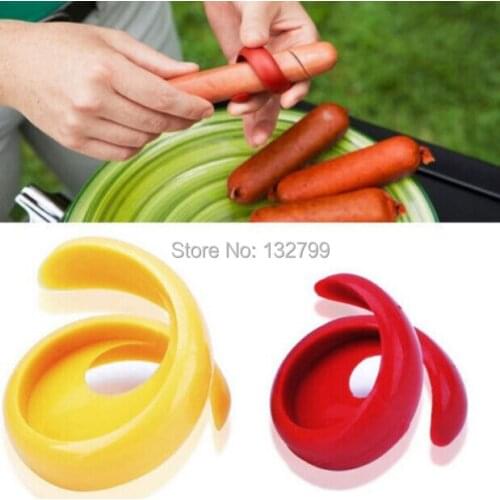 2PCS/SET Manual Fancy Sausage Cutter Spiral Hot Dog Slicer kitchen Tools Gadget Hot Dog Picnic Specialty Tool