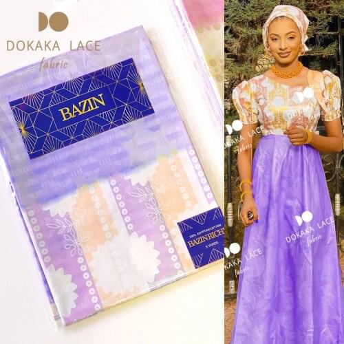 5 Yards 2021 Latest African Lace High Quality DIY For Crafts Basin Riche Gextczer Gambia Wedding Dresses Sewing Material