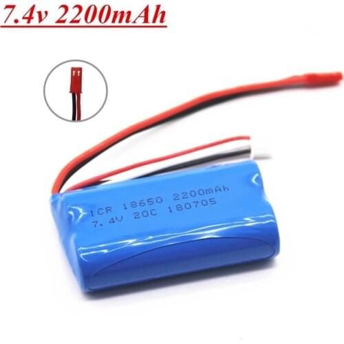 7.4V 2200mAh 18650 Lipo Batery for remote control helicopter toys parts wholesale 7.4 V 1500 mAH Lipo battery JST/SM/T/SM4P Plug