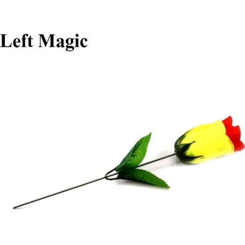 Discoloration Roses (Red Change Yellow) Rose Magic Tricks Change Valentine 'S Day Color Roses Flower Magic Trick Fun Toys