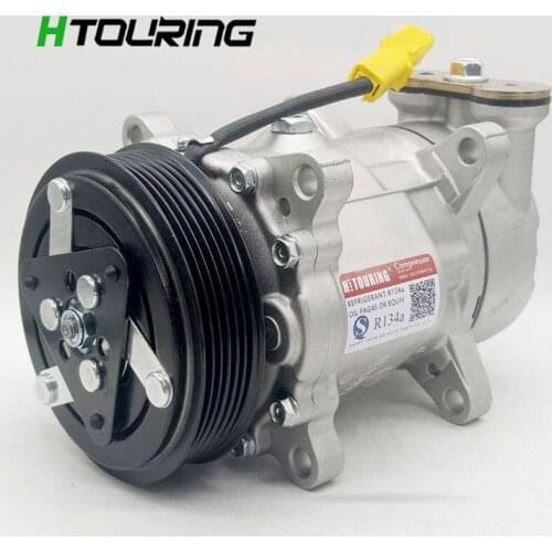 For Peugeot 206 SD6V12 AC COMPRESSOR 1412 1431 6453CN 6453EH 6453FS 6453JG 6453JK 699690 699190 40405087 9611111780 9628239480