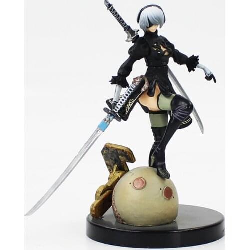 14cm Ps4 Game Cartoon NieR Automata 2B YoRHa No.2 Type B Anime PVC Action Figure Model Doll Kids Gift Toy
