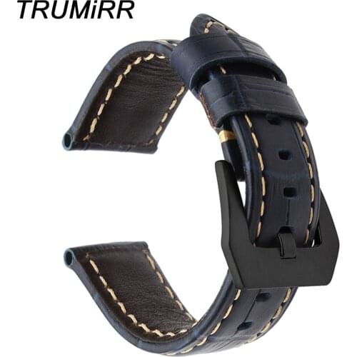 Italy Genuine Calf Leather Watchband 22mm + Tool for Samsung Gear S3 Classic Frontier Croco Watch Band Steel Buckle Wrist Strap