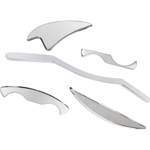 5Pcs/Set GuaSha Muscle Massage Stainless Steel Physical Therapy Tissue Probing Fascia Treatment Scraping Board Relaxing Tool