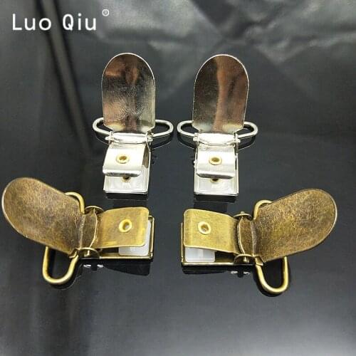 Sewing clips Metal Suspender Garment Clip pacifier clips metal multifunction use merceria U shape 39*25mm 30 pcs/lot
