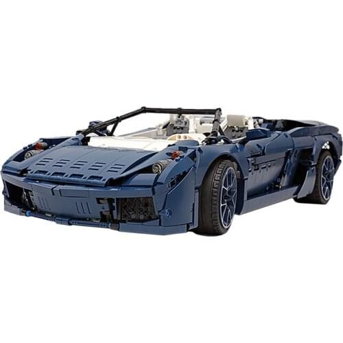 MOC high-tech Famous Car Aston B09/60 Hot Lola Model Building Block Bricks Bulk Model Figures Educational Kids Toys