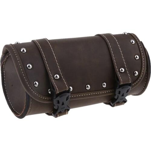 Motorcycle Universal Windshield Tool Kit Riding Bag Storage Bag High Quality Leather Durable Waterproof