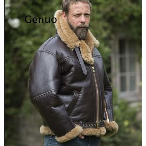 Man Winter Warm Leather Jackets and Coats Fleece Lined Thick Thermal Motorcycle Biker Parkas Outerwear Plus Size S-5Xl