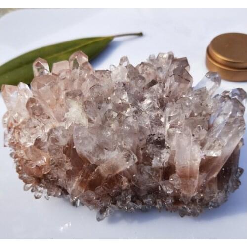 300-700g Natural Red crystal cluster Raw Energy Gemstone Hair Quartz Stone Healing Treatment for Handicraft home Decorating