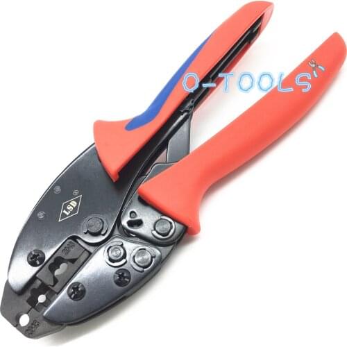 Spark plug wires crimper S-2048 ratchet crimp tool for crimping and stripping spark plug hand wire crimping tool plier