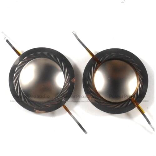 Flat Wire 38.5mm Treble Voice Coil Titanium Film Diaphragm Copper Clad Auminum Coil 38.6Core Speaker Repair 1 Pairs