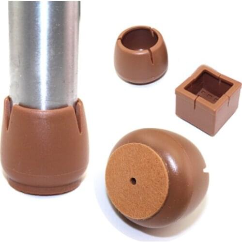 Series#Brown table feet pads# 24 pcs feet pads,protector cover for furniture table desk chair scratch proof 9 sizes anti sliping