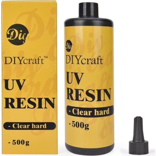 UV Resin 500g Transparent Ultraviolet Curing Epoxy Resin for DIY Jewelry Making Resin Hard Crystal Clear Glue DIY craft
