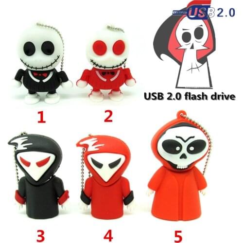 All kinds of Skeleton model usb flash drive disk memory stick pendrive Pen drive personalized real capacity 4GB 8GB 16GB 32GB