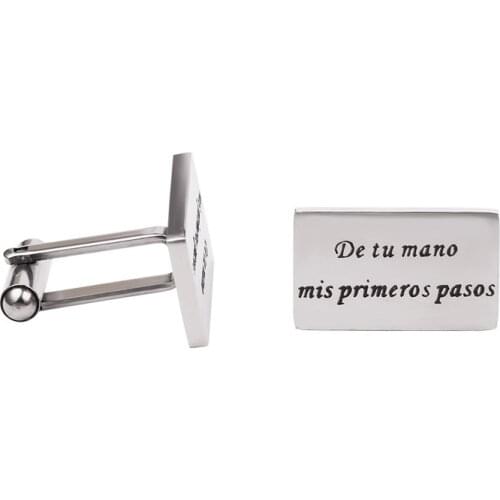 Custom French shirt cuff links for men and women, DIY square shirt cuff links, fashionable, beautifully designed jewelry