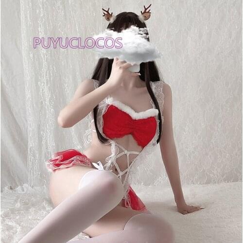 Women Sexy Erotic Hot Lingeries Set One Piece Dress Maid Dress Exotic Waitress Servant Uniform