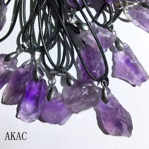 10pendants Natural freedom shape irregular amethyst pendant send randomly wholesale