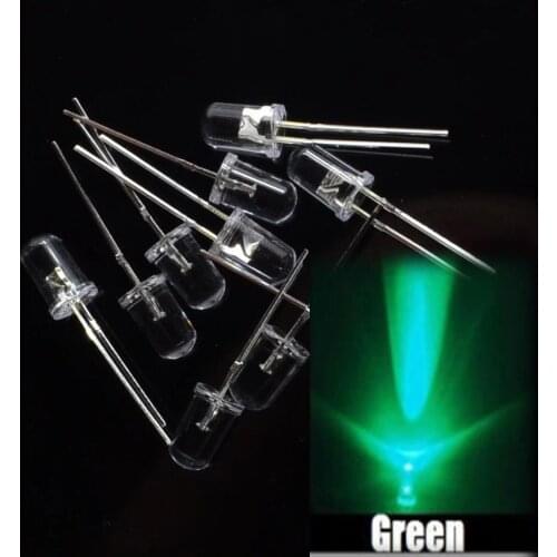 100pcs/ NEW 3mm Round Super Bright Green LED light Diode Kit for Arduino UNO