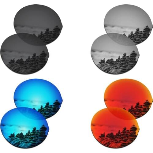SmartVLT 4 Pairs Polarized Sunglasses Replacement Lenses for Oakley Madman - 4 Colors