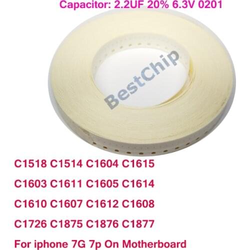 C1518 C1514 C1604 C1615 C1603 C1611 C1605 C1614 C1610 C1607 C1612 C1608 C1726 C1875 C1876 C1877 For iphone 7 7plus on Logicboard