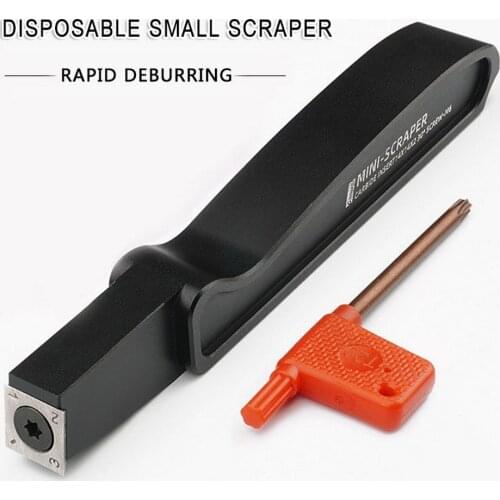 Woodworking Scraper Aluminum Alloy Deburring Sawdust Removal Tools Carpenter Flat Plane Bottom Edge Trimming Planer Hand Tool
