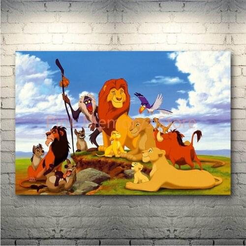 Disney Lion King Movie Art Diamond Painting Cartoon Living Room Decor Diamond Embroidery Cross Stitch Kit Handmade Mosaic Decor