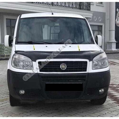 For Fiat Doblo 2008-2010 Front Bug Shield Hood Deflector Guard Bonnet Protector Car Auto Accessory Car-Styling Accessories Sport