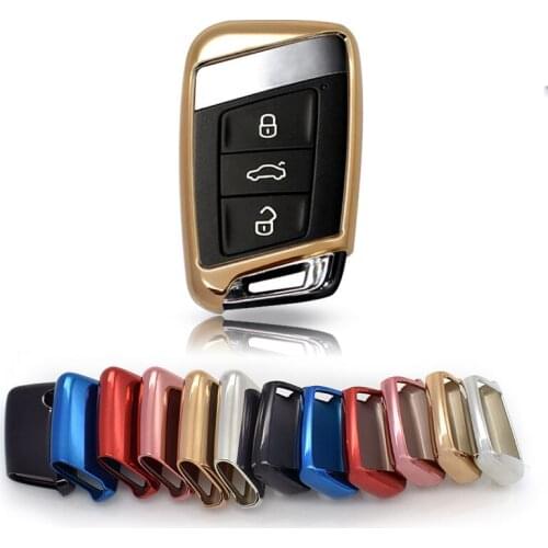 For to Volkswagen Passat B8 Volkswagen Golf Gte Model Nano TPU Remote Key Cover car Accessories styling
