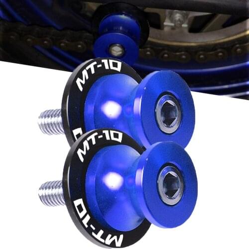 For Yamaha MT10 MT 10 MT-10 2015-2019 2018 2016 2017 2018 2020 Aluminum Motorcycle Accessories Swingarm Spools Slider 6mm Swing