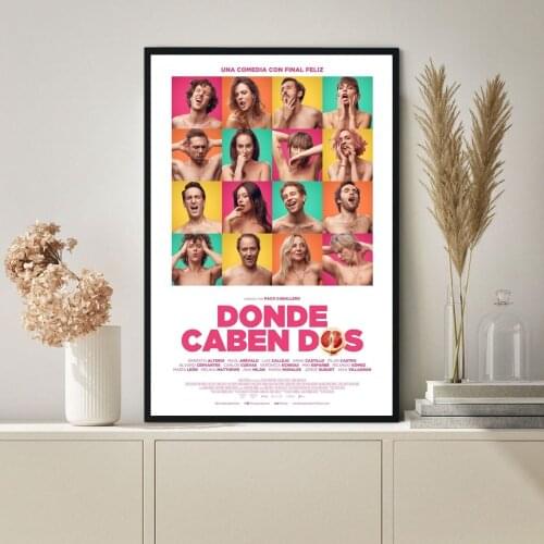 Donde caben dos Movie Poster Canvas Print Art Wall Painting Home Decoration Gift Best-selling Classic Movie In 2021