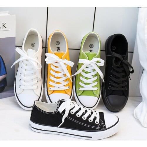 Classic Canvas Shoes Men Flat Shoes Women Vulcanized Sneakers Shoes Spring Autumn Couple Student Casual Lace-up Shoes Zapatos