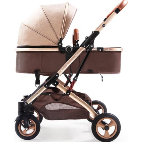 Belecoo baby stroller High landscape 2 in 1 baby car two way baby stroller folding portable trolley