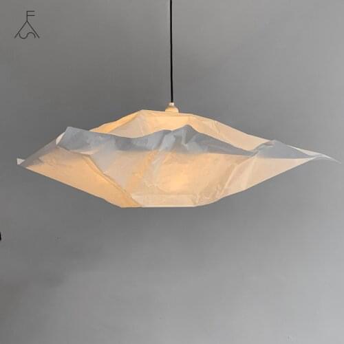 Nordic style restaurant chandelier simple home stay decorative lampshade Japanese living room bedroom study paper lantern
