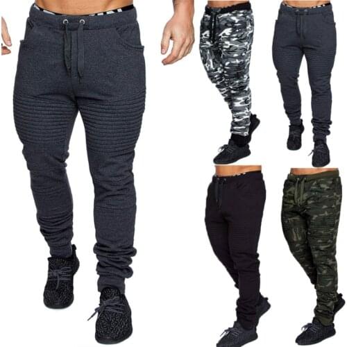 Mens Tracksuit Bottoms Sweat Pants Sports Gym Running Training Workout Trousers
