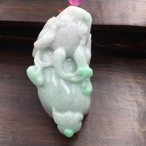 Natural Jade A cargo Violet Glory Pendant 2982