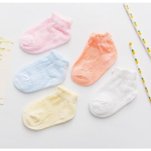 10Pairs/lot Toddler Baby Boy Socks Summer Mesh Thin Baby Socks for Girls Cotton Newborn Infant Baby Girl Socks Cheap Stuff