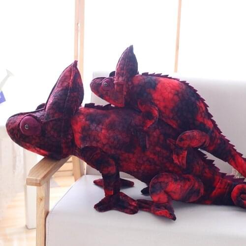 New Chameleon Plush Toy Simulation Lizard Pillow Cushion Wholesale Christmas Promotion