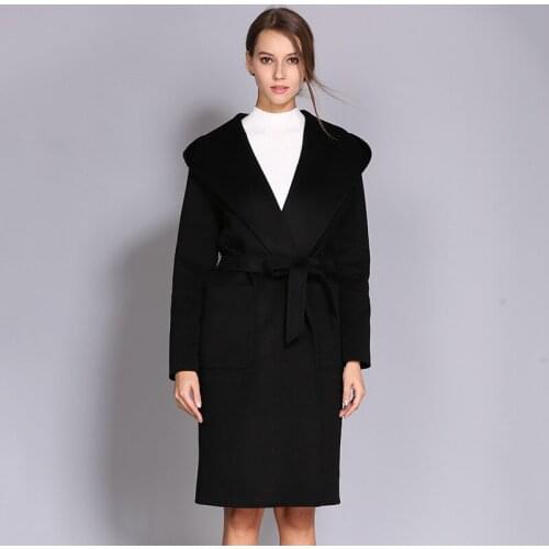 KMETRAM Spring Jacket Women 100% Wool Coat Female Long Trench Woolen Coats and Jackets Women Clothes 2020 Abrigo Mujer MY3104