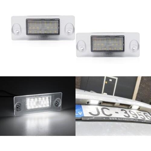 Fits For Audi A4 B5 96-01 S5 B5 A3/S3/Sportback 97-03 A4/S4 Avant 95-99 SMD White Canbus Led License Plate Lights Lamps